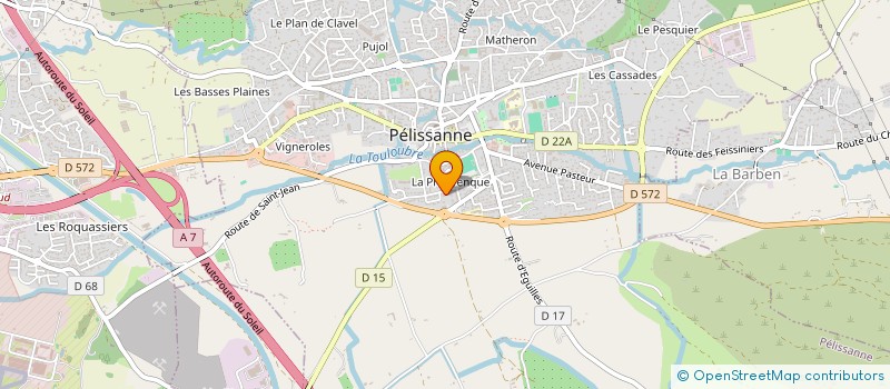 localisation de l'entreprise SCI FAMIGLIA PLOM  PELISSANNE