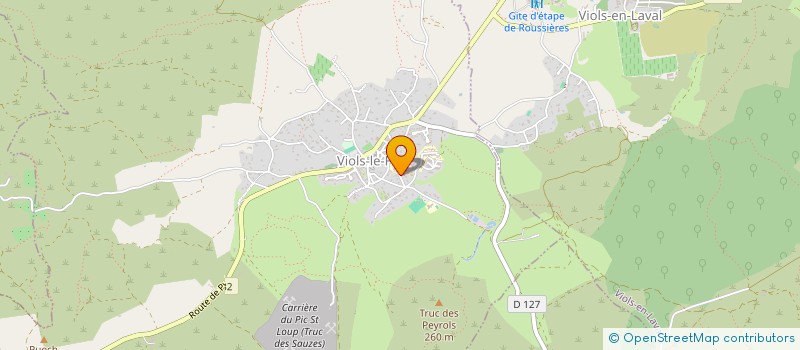 localisation de l'entreprise SCI FAMIGLIA TRENTIN  ARGELLIERS