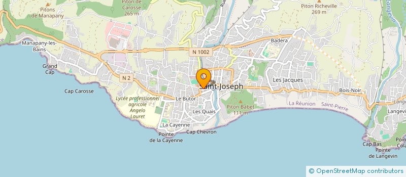 localisation de l'entreprise SCI FAMIHUET à SAINT-JOSEPH