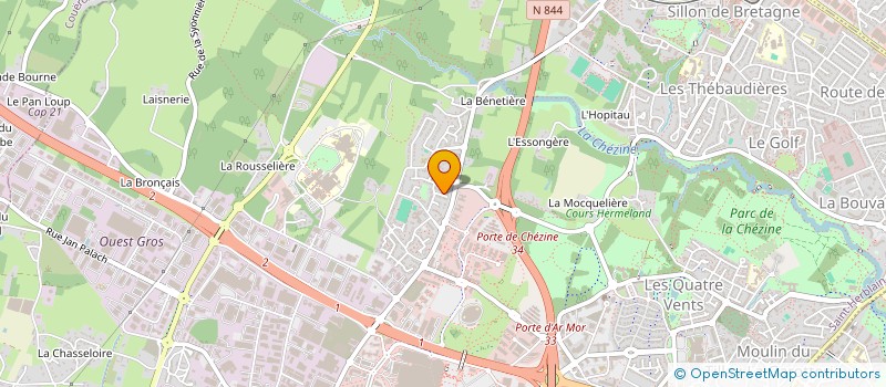 localisation de l'entreprise SCI FAMILH M2GEN  SAINT-HERBLAIN