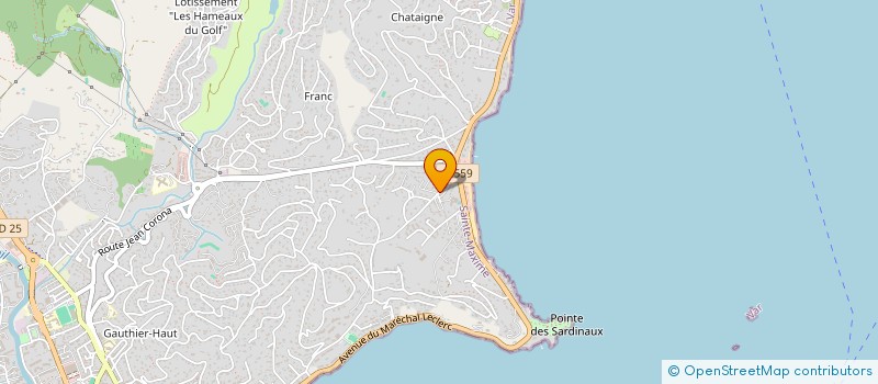 localisation de l'entreprise SCI FAMILI à SAINTE-MAXIME