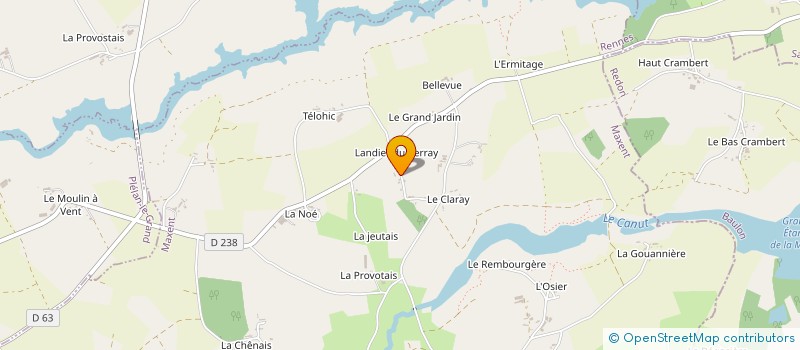 localisation de l'entreprise SCI FAMILI MICHEL  MAXENT