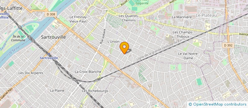 localisation de l'entreprise SCI FAMILIA  SARTROUVILLE