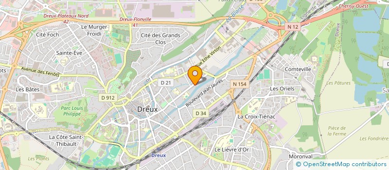 localisation de l'entreprise SCI FAMILIA à DREUX