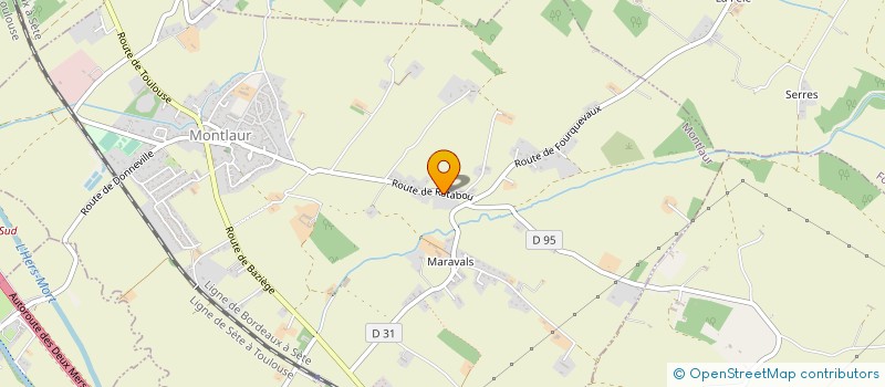 localisation de l'entreprise SCI FAMILIA  MONTLAUR