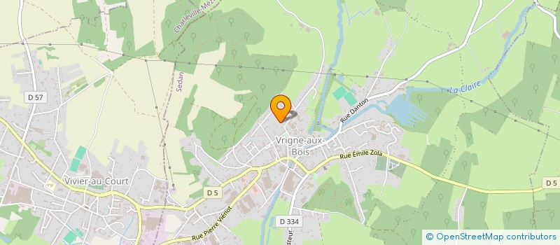 localisation de l'entreprise SCI FAMILIA  VRIGNE AUX BOIS