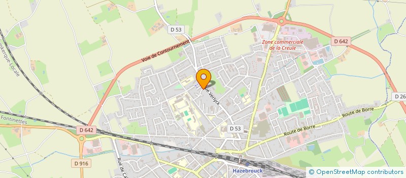 localisation de l'entreprise SCI FAMILIAL LHORS IMMOBILIERE  HAZEBROUCK