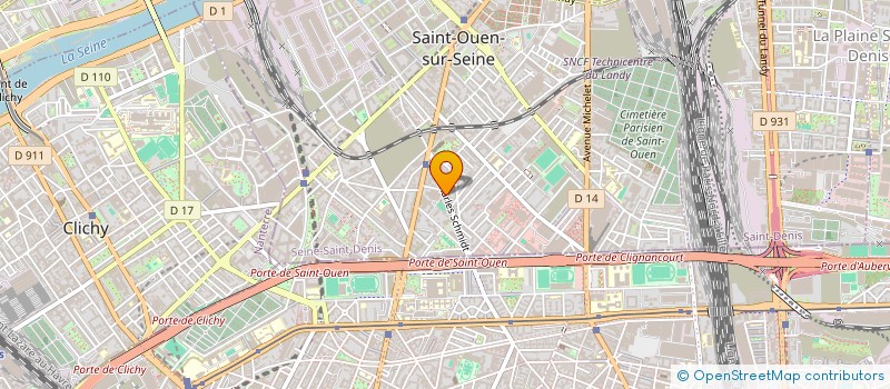 localisation de l'entreprise SCI FAMILIALE à SAINT-OUEN-SUR-SEINE