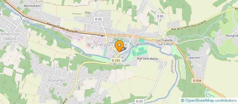 localisation de l'entreprise SCI FAMILIALE A CAPITAL VARIABLE DELLER & DIA  CRECY-LA-CHAPELLE