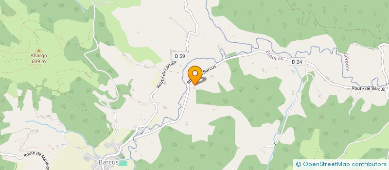 localisation de l'entreprise SCI FAMILIALE AGABERRY  ESQUIULE