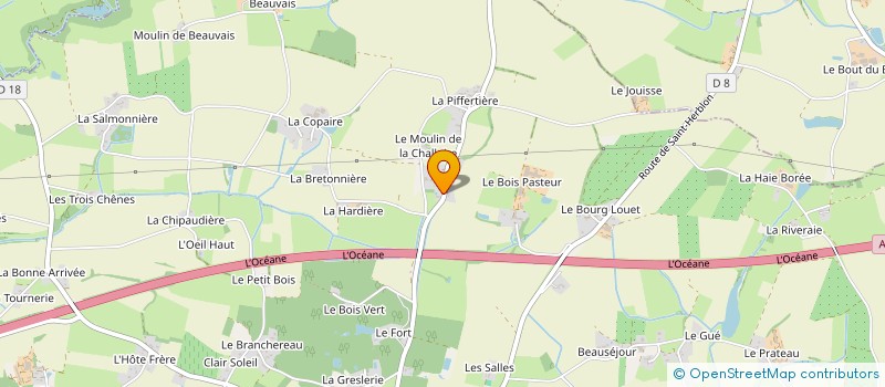 localisation de l'entreprise SCI FAMILIALE AMORHONLI  VAIR-SUR-LOIRE