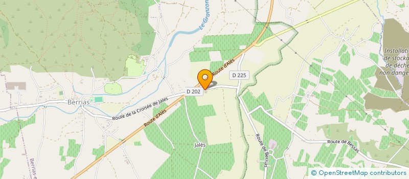 localisation de l'entreprise SCI FAMILIALE AVAH  BERRIAS-ET-CASTELJAU