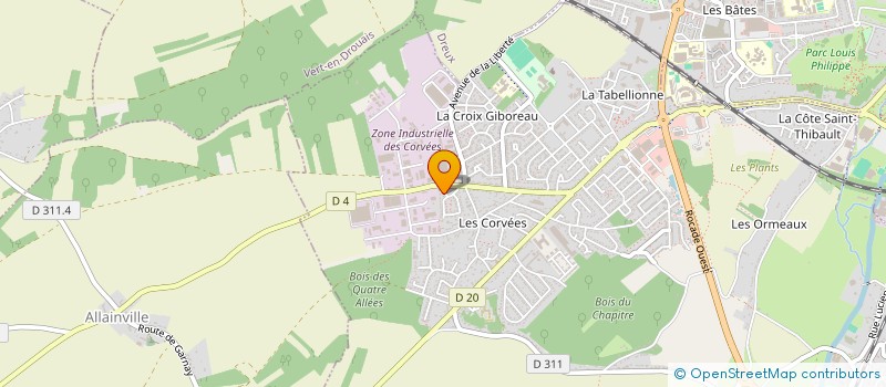 localisation de l'entreprise SCI FAMILIALE AZH.BATI28 à VERNOUILLET
