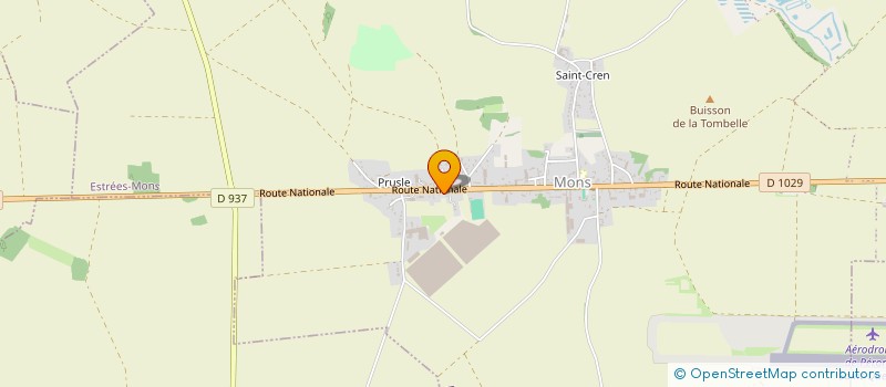 localisation de l'entreprise SCI FAMILIALE BAUDRY  ESTREES-MONS