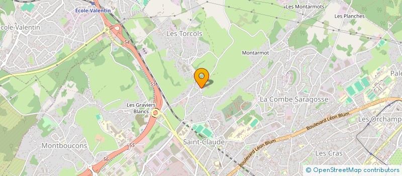 localisation de l'entreprise SCI FAMILIALE BERGEROT  BESANCON