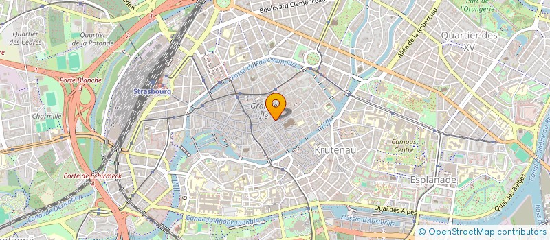 localisation de l'entreprise SCI FAMILIALE BLDP  STRASBOURG