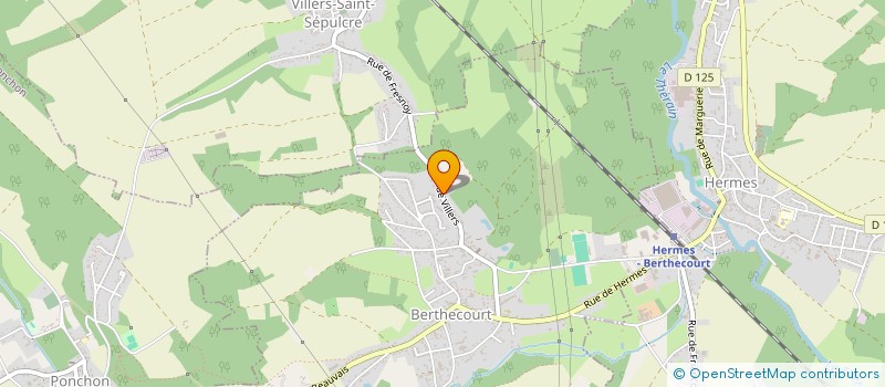 localisation de l'entreprise SCI FAMILIALE BORGES  BERTHECOURT