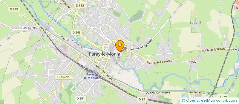 localisation de l'entreprise SCI FAMILIALE BRIVET BERNARD  PARAY-LE-MONIAL