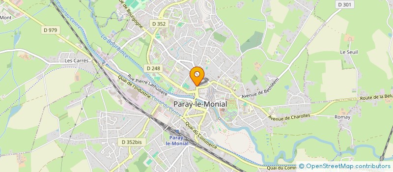 localisation de l'entreprise SCI FAMILIALE BUCHILLET  PARAY-LE-MONIAL