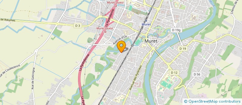 localisation de l'entreprise SCI FAMILIALE CABANES  MURET