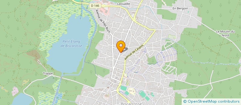 localisation de l'entreprise SCI FAMILIALE CCL  BISCARROSSE