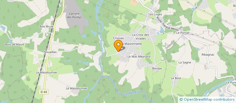 localisation de l'entreprise SCI FAMILIALE CCM FERNANDES  AMBAZAC