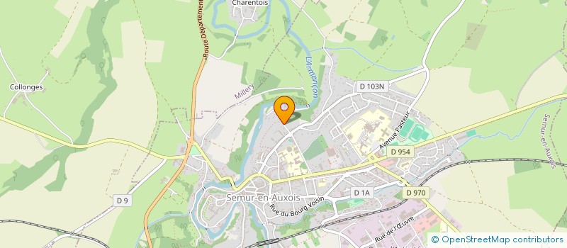 localisation de l'entreprise SCI FAMILIALE CCNO  SEMUR-EN-AUXOIS