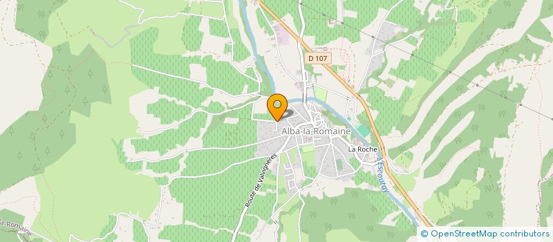 localisation de l'entreprise SCI FAMILIALE CELERIER à ALBA-LA-ROMAINE