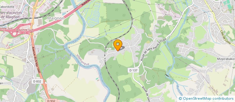 localisation de l'entreprise SCI FAMILIALE CHAPUIS PCNV  VILLEFRANQUE