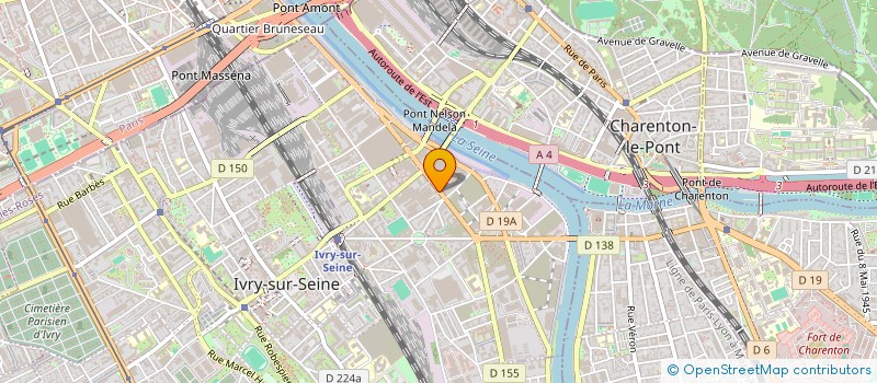localisation de l'entreprise SCI FAMILIALE CHARFEDDINE à IVRY-SUR-SEINE