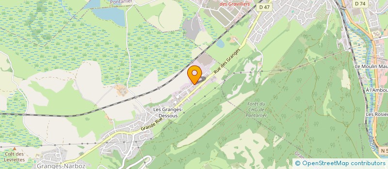 localisation de l'entreprise SCI FAMILIALE CHARLES BOLE  GRANGES-NARBOZ