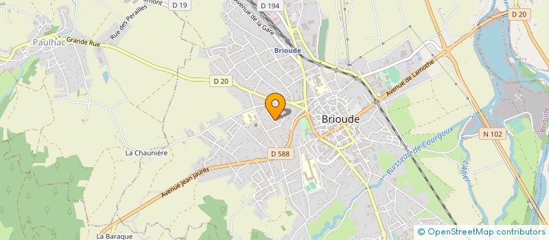 localisation de l'entreprise SCI FAMILIALE CHATEAU DE LESPINASSE BERCHEBRU DE FOUCAUD à SAINT-BEAUZIRE