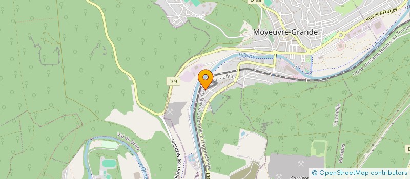 localisation de l'entreprise SCI FAMILIALE CONTESE  MOYEUVRE-GRANDE