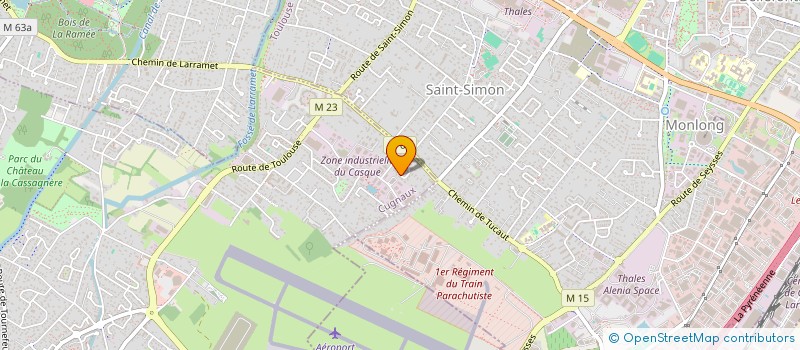 localisation de l'entreprise SCI FAMILIALE CPE  CUGNAUX