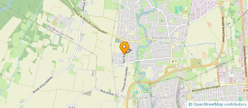 localisation de l'entreprise SCI FAMILIALE CSCY  BORDERES-SUR-L'ECHEZ