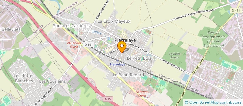 localisation de l'entreprise SCI FAMILIALE DE L'ISLE  PIERRELAYE