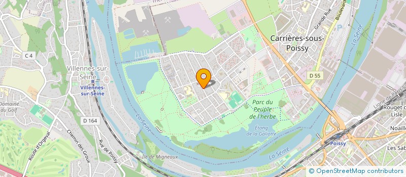 localisation de l'entreprise SCI FAMILIALE DE LA CHAPELLE  CARRIERES-SOUS-POISSY