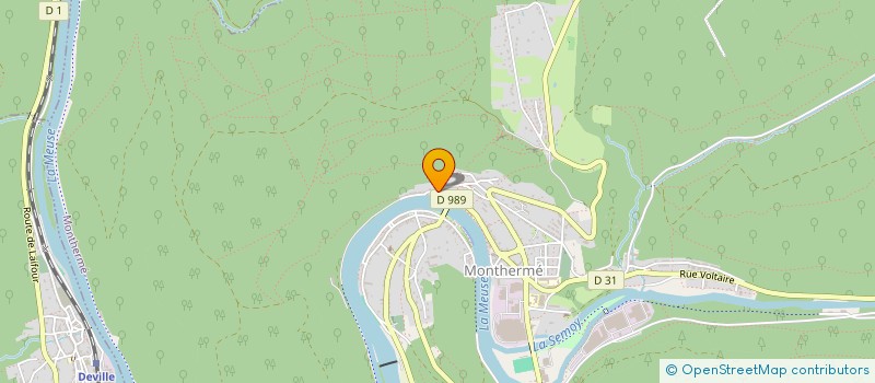 localisation de l'entreprise SCI FAMILIALE DELTOMELO  MONTHERME