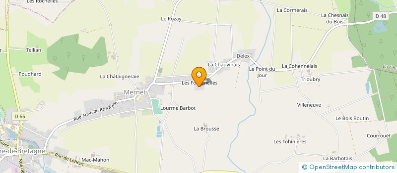 localisation de l'entreprise SCI FAMILIALE DES ROSAIS  MERNEL