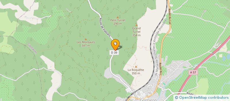 localisation de l'entreprise SCI FAMILIALE DU BASTET  GONFARON