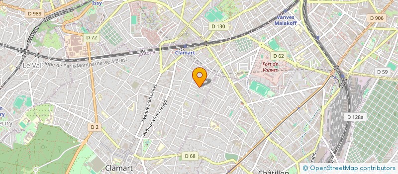 localisation de l'entreprise SCI FAMILIALE DUPUIS  CLAMART