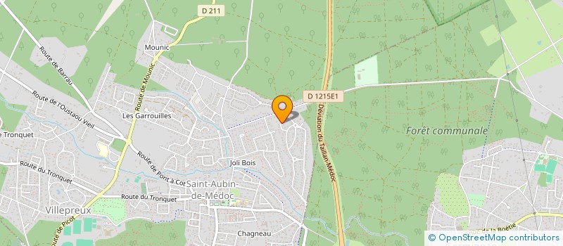 localisation de l'entreprise SCI FAMILIALE DYTHO  SAINT-AUBIN-DE-MEDOC