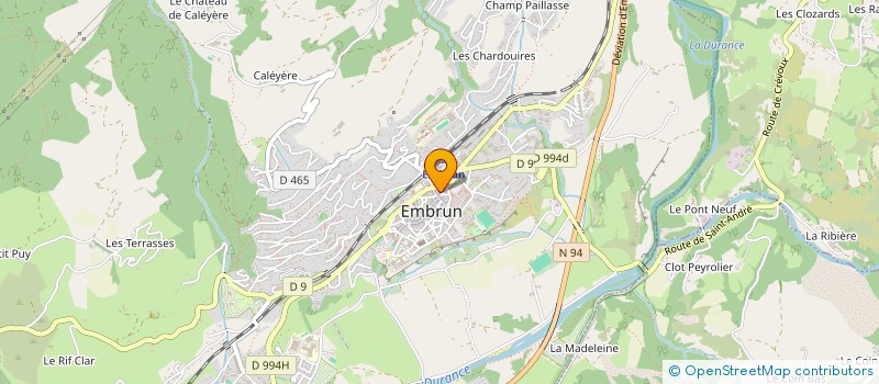 localisation de l'entreprise SCI FAMILIALE EMBRUN VACANCES  EMBRUN