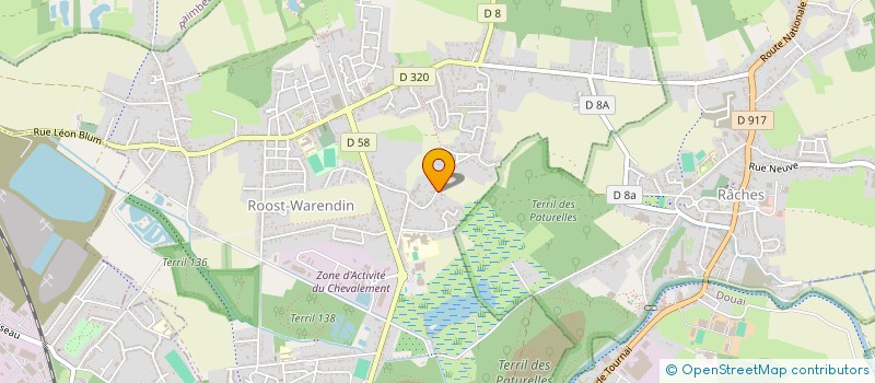 localisation de l'entreprise SCI FAMILIALE EUREKA  ROOST-WARENDIN