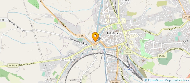 localisation de l'entreprise SCI FAMILIALE EXPERT à LISIEUX