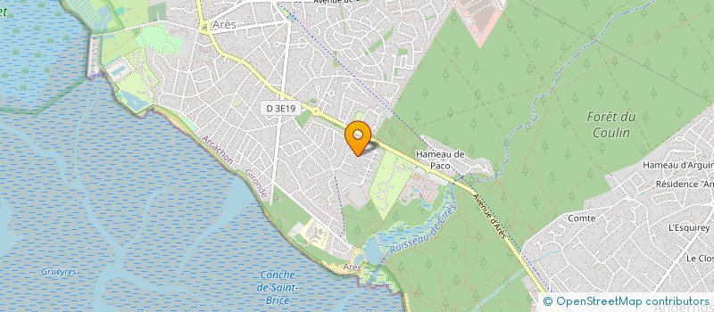 localisation de l'entreprise SCI FAMILIALE FFG  ARES