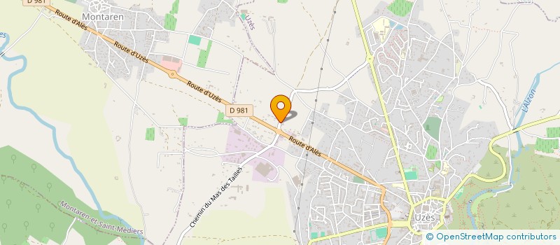 localisation de l'entreprise SCI FAMILIALE FRASSE MATHON  UZES