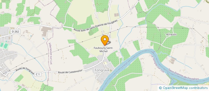 localisation de l'entreprise SCI FAMILIALE FREDANN VALFLO  BRUGNAC