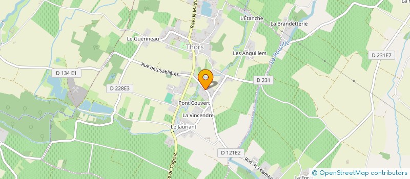 localisation de l'entreprise SCI FAMILIALE GAELINE  THORS