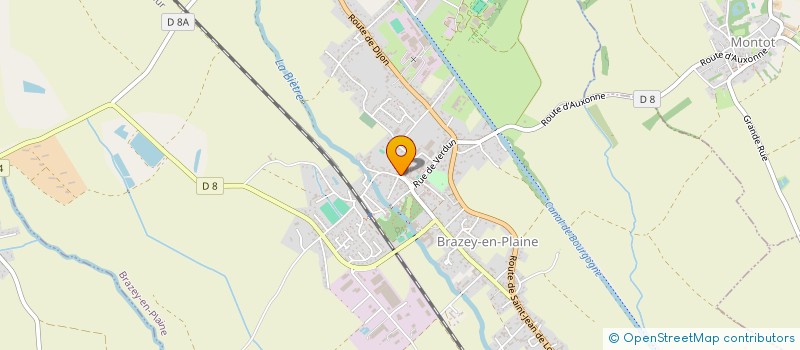 localisation de l'entreprise SCI FAMILIALE GAUTHERON  BRAZEY-EN-PLAINE